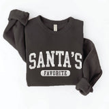 SANTA'S FAVORITE Graphic Sweatshirt
