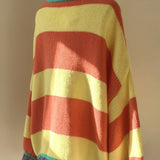 Bold Stripe Knit Pullover