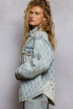 Lace Paneled Jacket