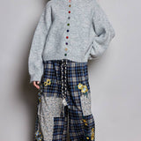 Chic Collar Button Knit Cardigan Cozy Oversized Sweater SALE