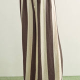 Thick Striped Wide Leg Trousers