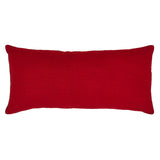 Red and Green Applique Tree Pillow with Embroidery