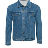 MEN'S DENIM JACKET SHERPA LINING (HF-1002)