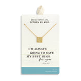 XO Charm Necklace - Gold