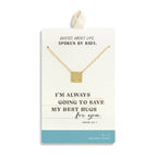 XO Charm Necklace - Gold