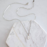 11:11 Stamped Heart Necklace