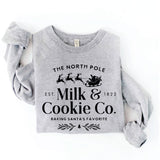"THE NORTH POLE MILK AND COOKIE CO." Sweatshirt