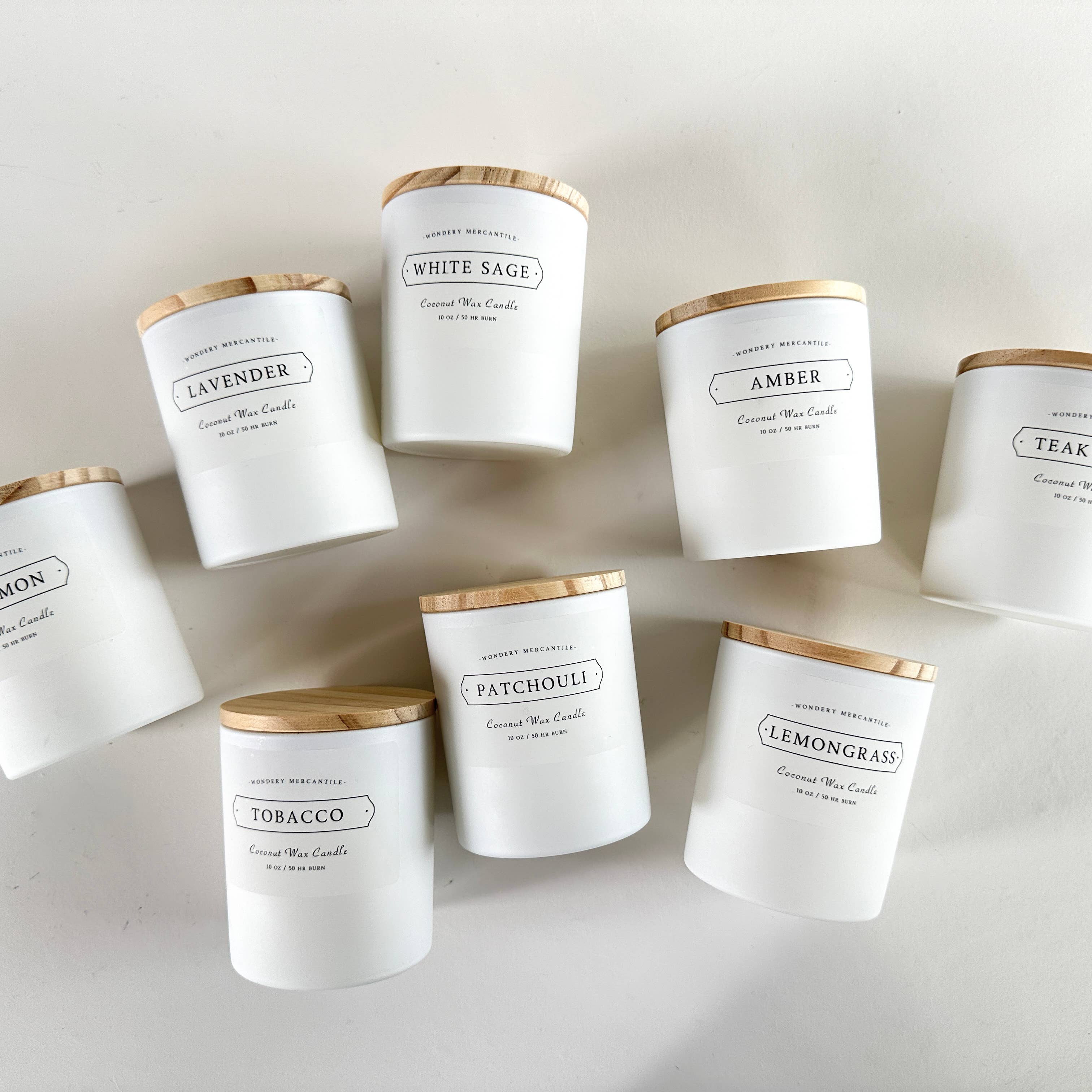Amber Coconut Wax Candle | Amber, Ozone, Bergamot