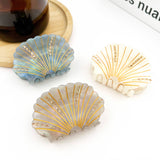 Crystal Shell Claw Clip, Ocean Creatures Hair Clip