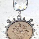 Coin with Crystal Necklace