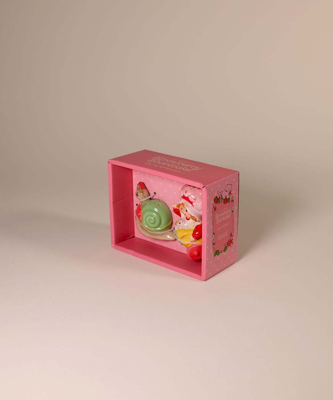 Strawberry Shortcake Snail Sip n' Steep Salt and Pepper Set