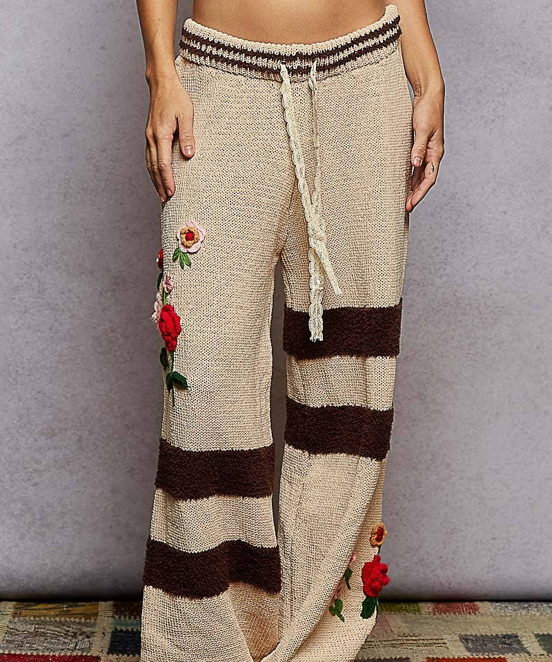 Striped & Floral Lounge Pants