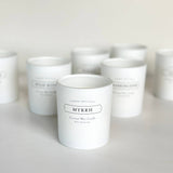 Myrrh Coconut Wax Candle | Frankincense, Amber, Oud