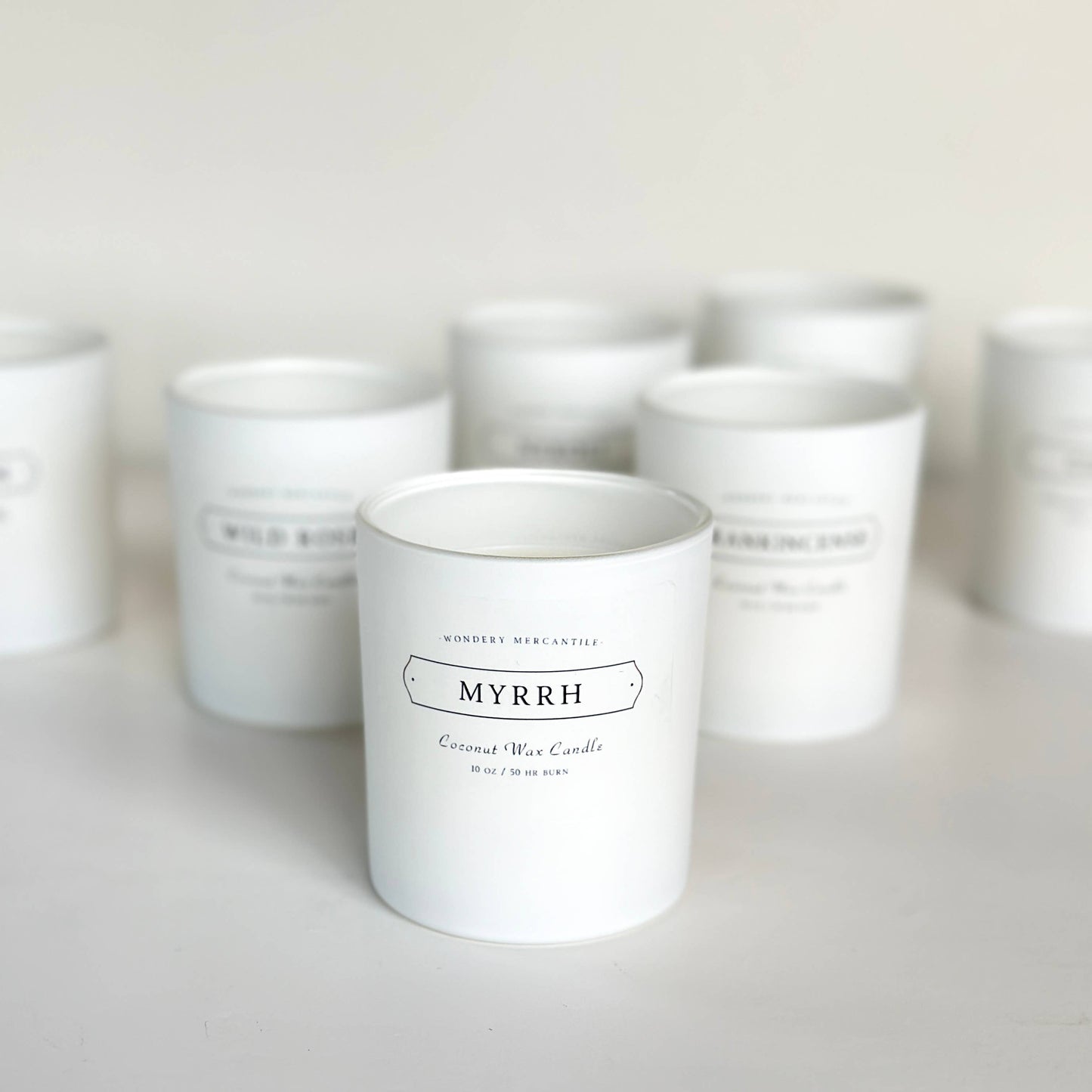 Myrrh Coconut Wax Candle | Frankincense, Amber, Oud