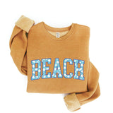 BEACH WITH PATTERN Graphic Sweatshirt