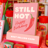 Funny Birthday Card | Still Hot | Spicy Birthday Card Chili