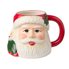 Santa's Retro Christmas Mug