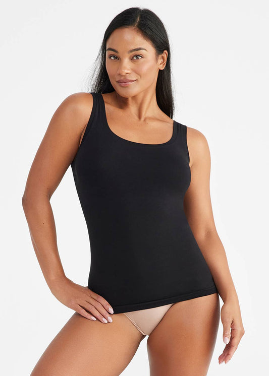 Cotton Seamless Scoop Neck Shapewear Tank Top