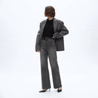 High Rise Leopard Print Wide Leg Pants