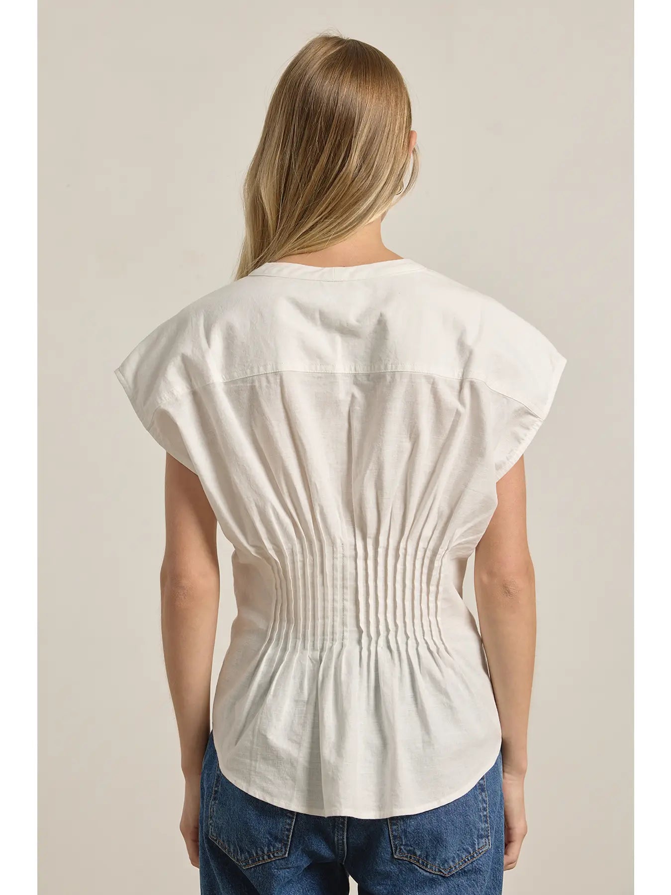 Pleated Blouse