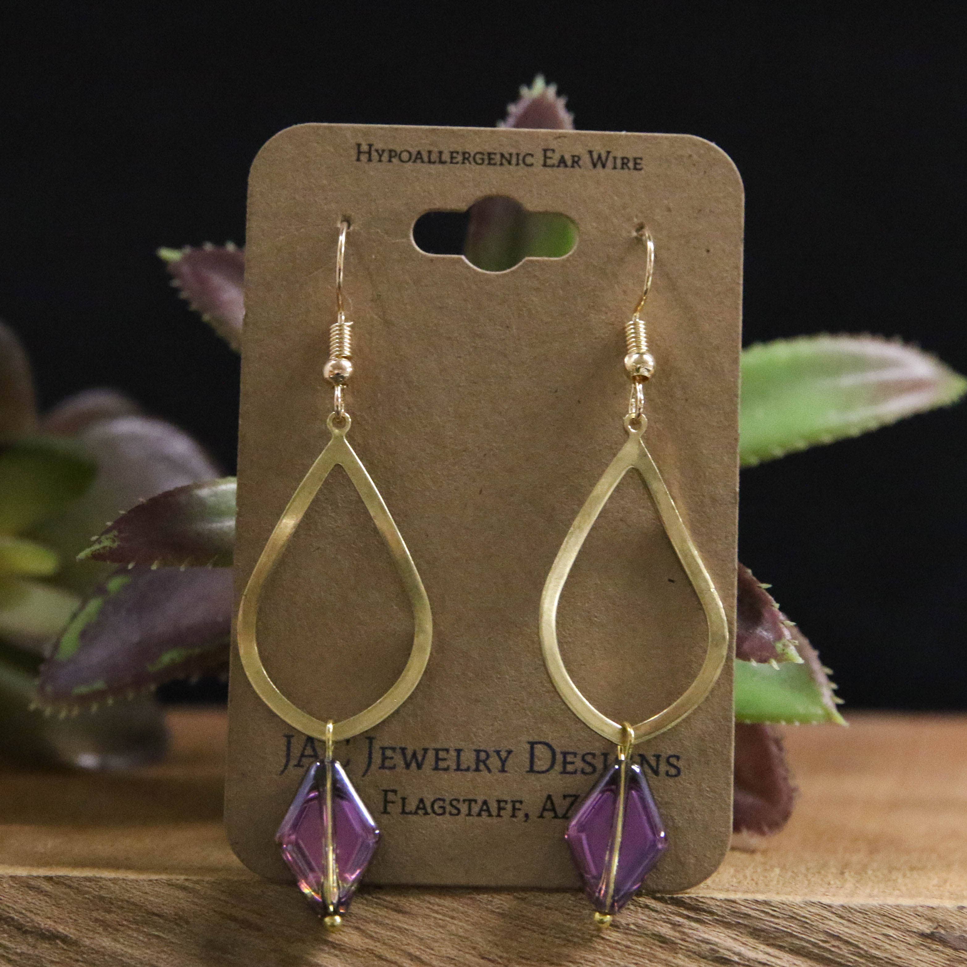 Diamond Drop Earrings