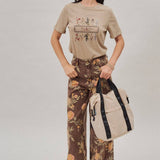 Vintage Botanical High-Rise Wide Leg Denim