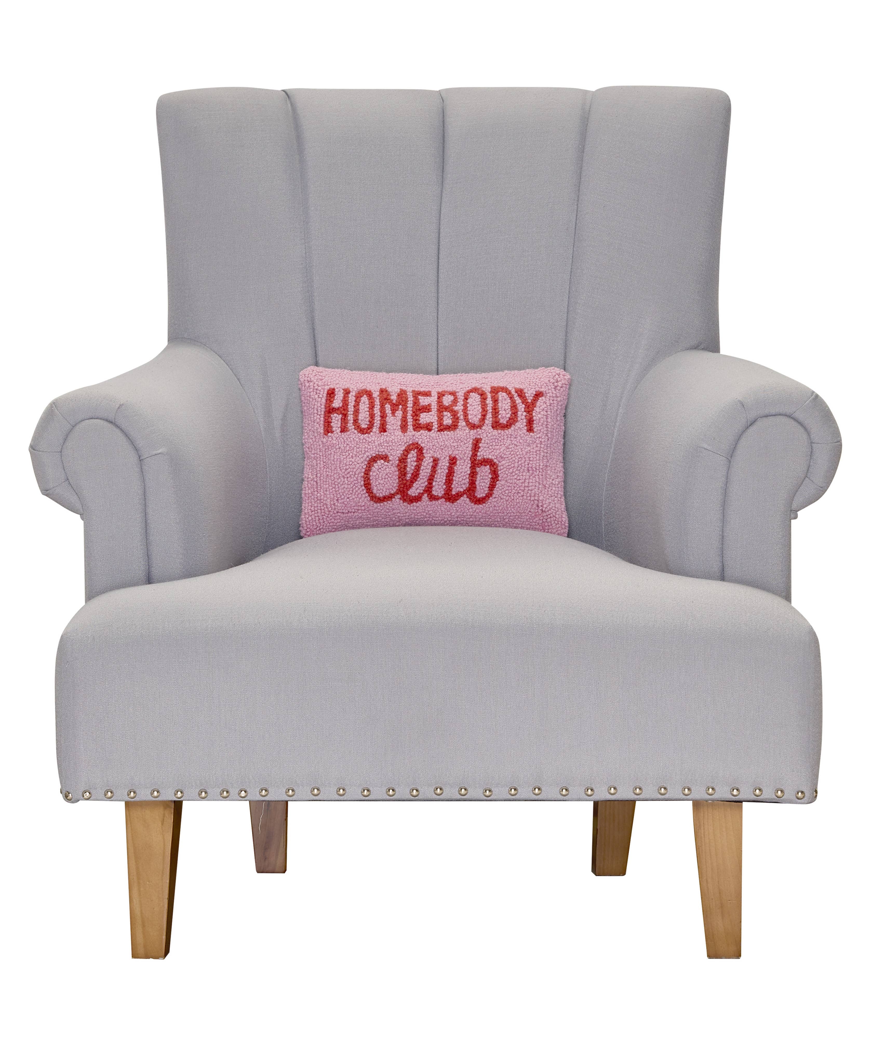 Homebody Club Hook Pillow
