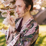 Make A Wish Pixie Duster Cropped Kimono w Wishbone Dandelion