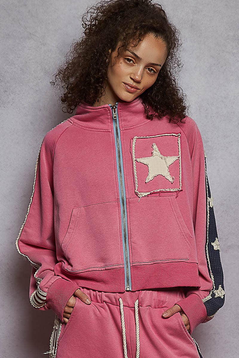 Star Patch Track Jacket