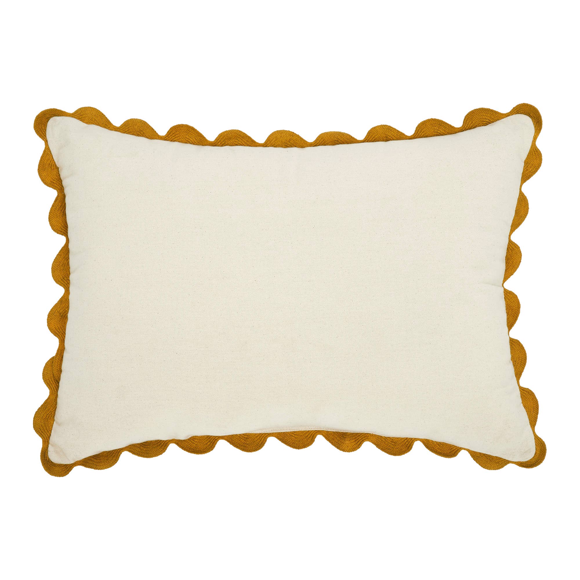 Embroidered Woodland Mushroom Lumbar Throw Pillow