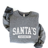 SANTA'S FAVORITE Graphic Sweatshirt