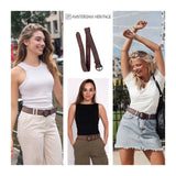 Pip | Vintage Full-Grain Leather Belt for Women