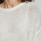 Solid Color Oversized Chunky Knit Pullover Soft Sweater Top