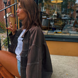 DENIM BUTTON JACKET