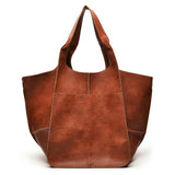 Women's shoulder bag large capacity Soft PU leather handbag