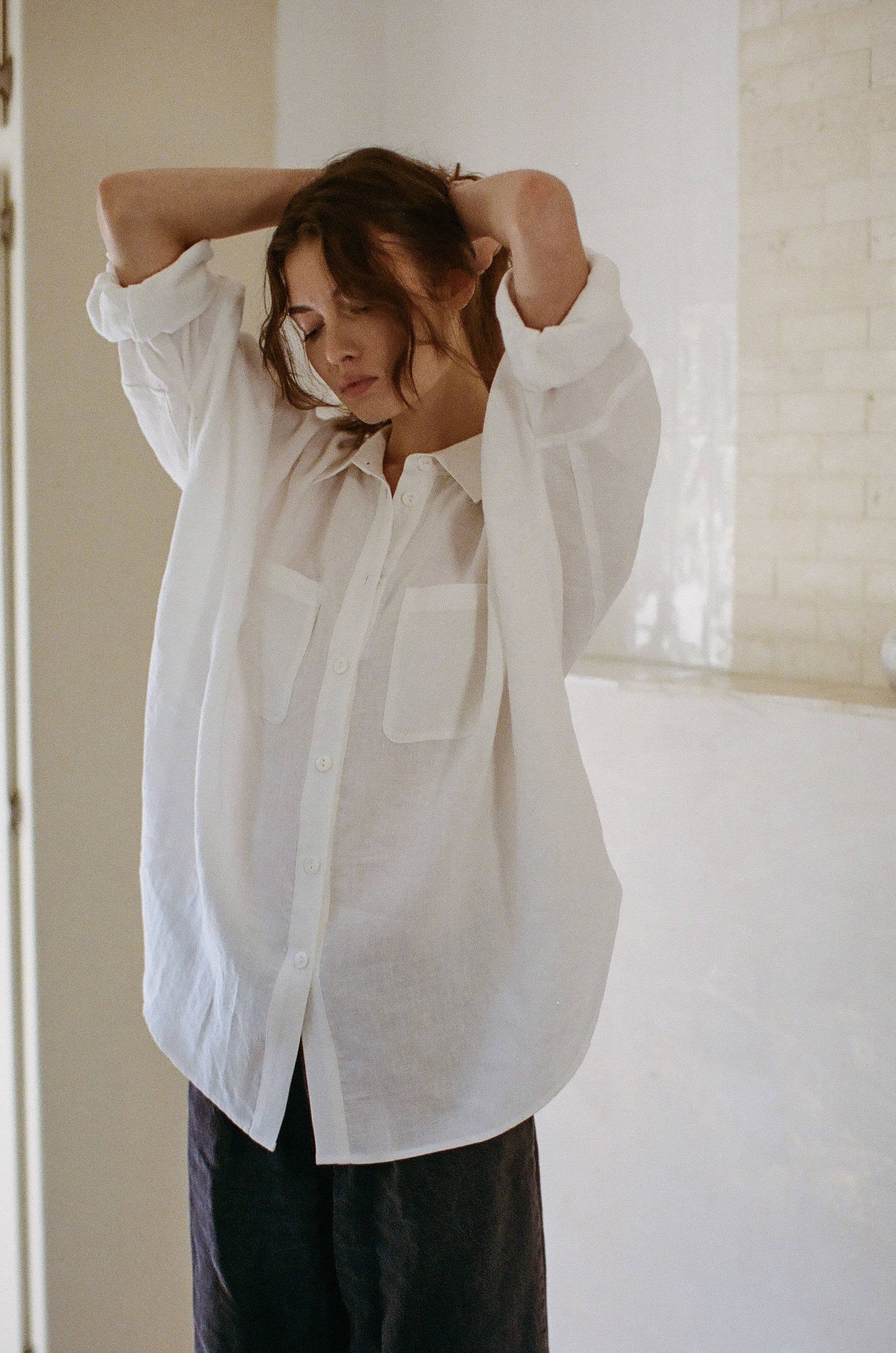 Linen Button Down Shirt