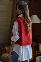 Knit Sweater Vest
