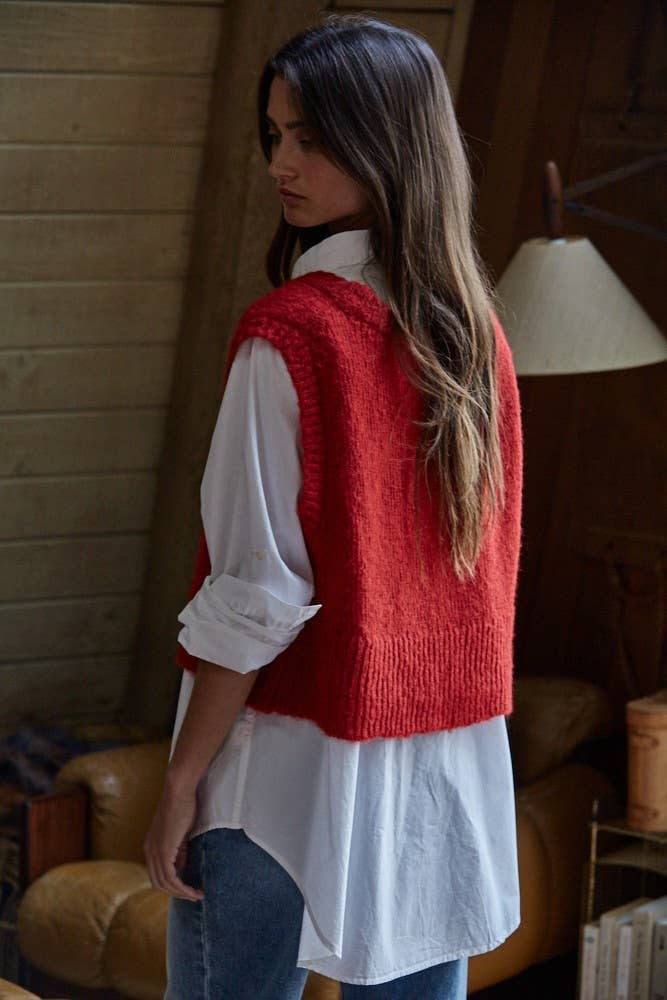 Knit Sweater Vest