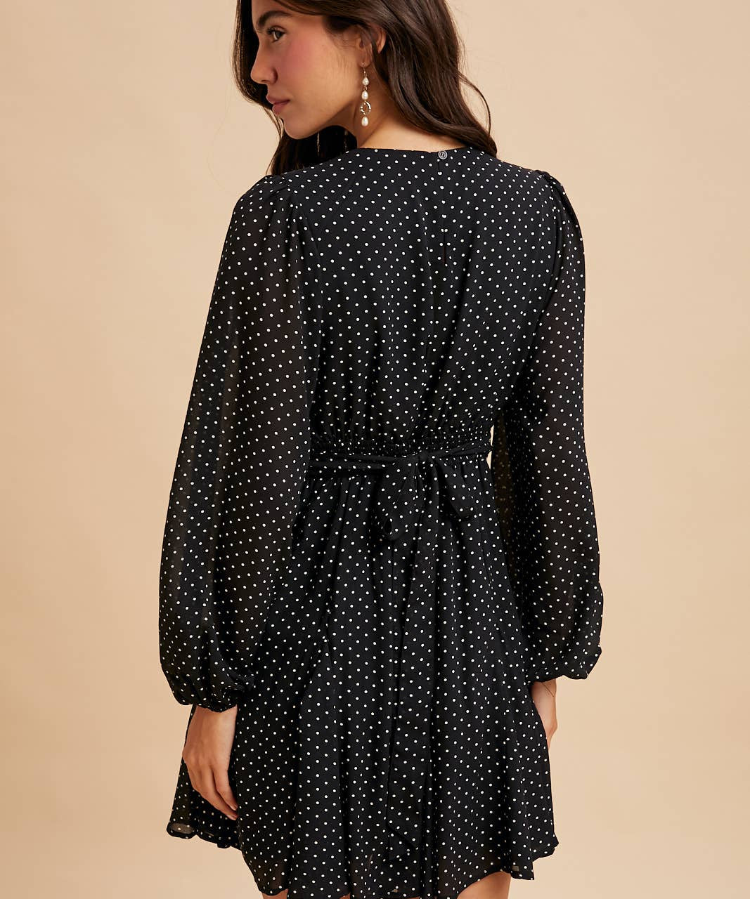 Polda Dot Flared Mini Dress