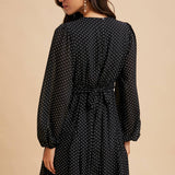 Polda Dot Flared Mini Dress