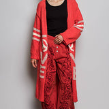 love & peace cardigan