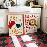 Breakfast Time Hand Painted Print
