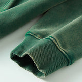 Heavyweight Washed Velvet Hooded Sweatshirt