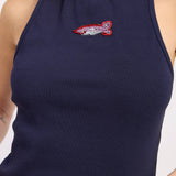 RACER BACK TANK TOP WTIH BEADING