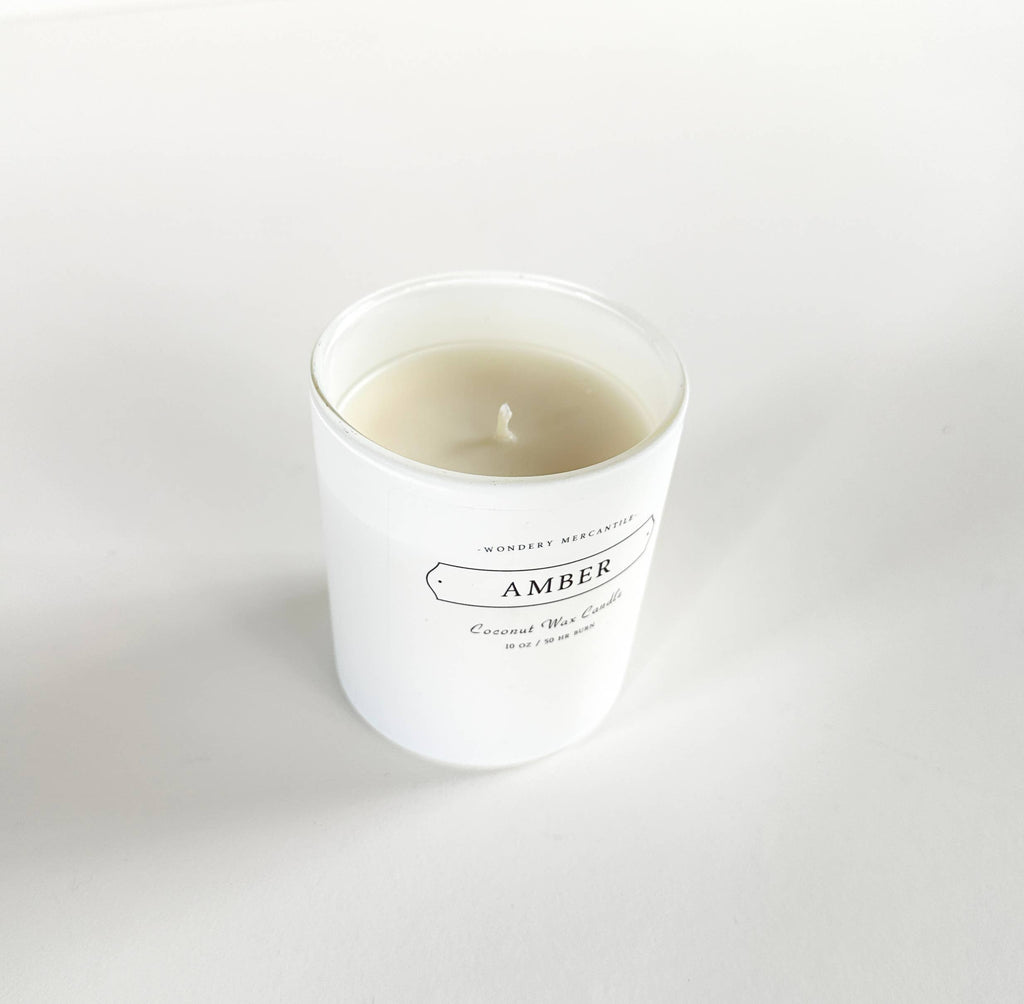 Amber Coconut Wax Candle | Amber, Ozone, Bergamot