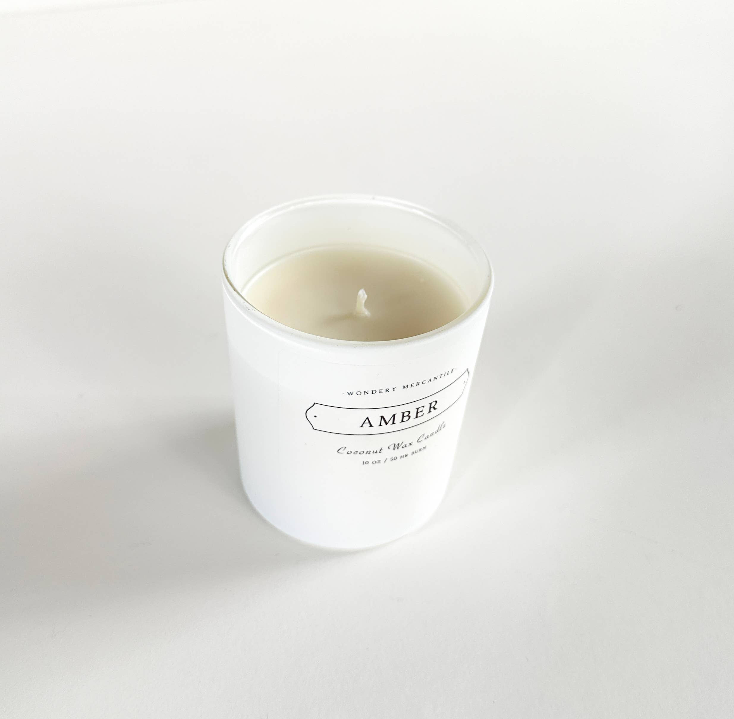 Amber Coconut Wax Candle | Amber, Ozone, Bergamot