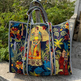 Frida Kahlo Design Cotton Tote Bag