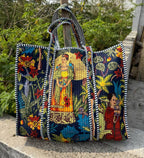 Frida Kahlo Design Cotton Tote Bag