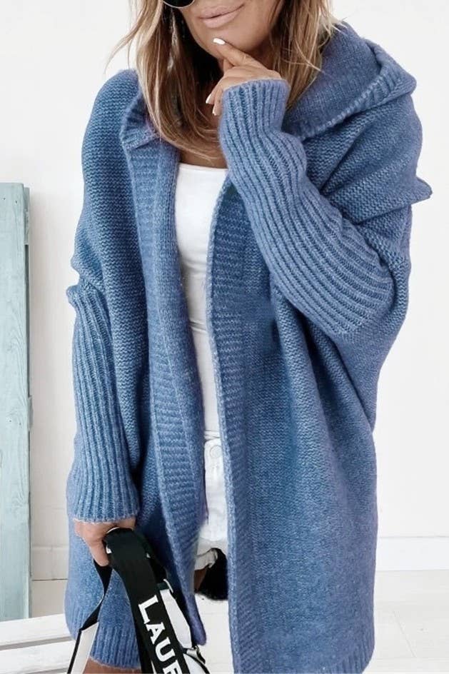 Hooded Long Cardigan