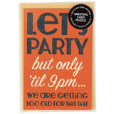 Let's Party Puzzle Card